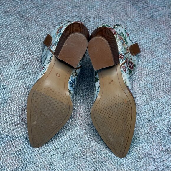 Demi Floral Tapestry Boots 8.5 - Picture 5 of 5